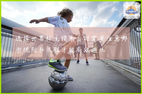 选择世界杯竞猜平台时需要注意哪些规则和流程才能有效避坑